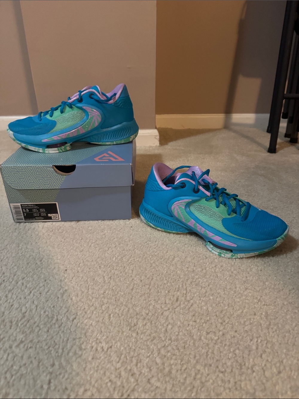 Nike Zoom Freak 4 basketball shoes
